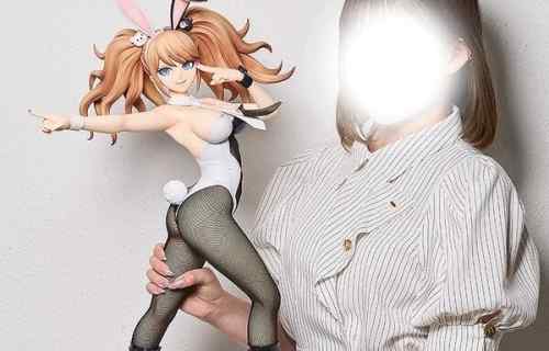  『ダンガンロンパ』江ノ島盾子の全高650mmの巨大なバニー姿のムチムチエロフィギュア！