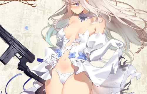 『ドールズフロントライン』エロすぎるウェディングドレスが破れて丸見えのドスケベ衣装！