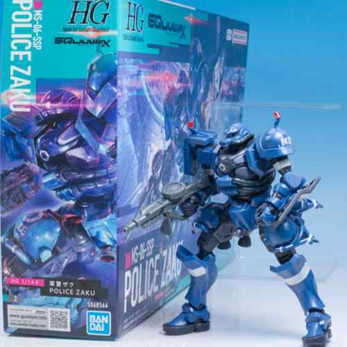 レビュー ガンプラ HG 1/144 軍警ザク（GQuuuuuuX） 組み立て編