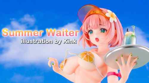 【美少女フィギュア】Hobby sakura「サマーウェイター illustration by きんく 」【開封フィギュアレビュー】