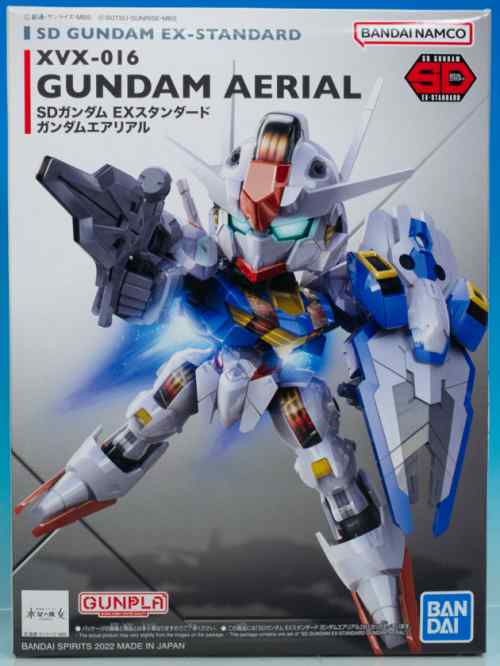 レビュー 機動戦士ガンダム 水星の魔女 SDガンダム EXスタンダード ガンダムエアリアル 組み立て編