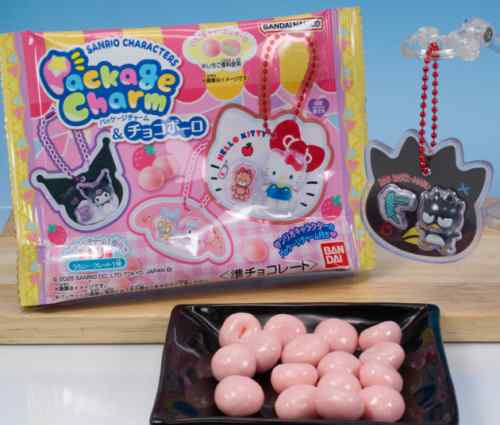 レビュー バンダイ食玩 サンリオキャラクターズ パッケージチャーム&チョコボーロ