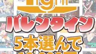 lightバレンタイン☆系列ブランド作品5本選んで10,000円！