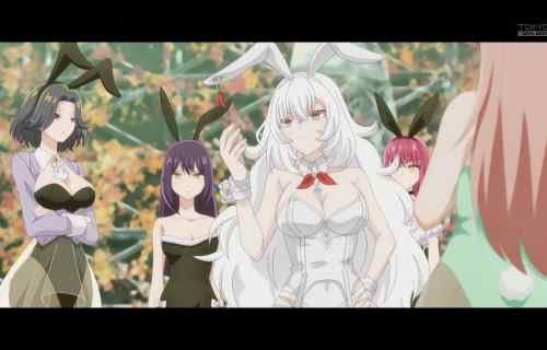 アニメ『死亡遊戯で飯を食う。』7話と8話でエロいバスタオル姿とバニー姿のデスゲーム！