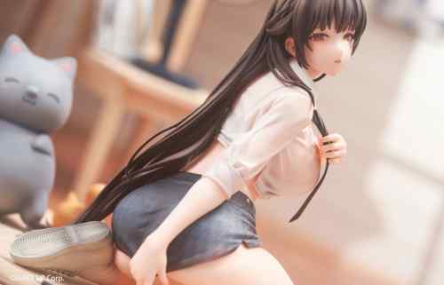 『勝利の女神：NIKKE』マルチャーナのえっちすぎるムチムチスケスケ制服のエロフィギュア！