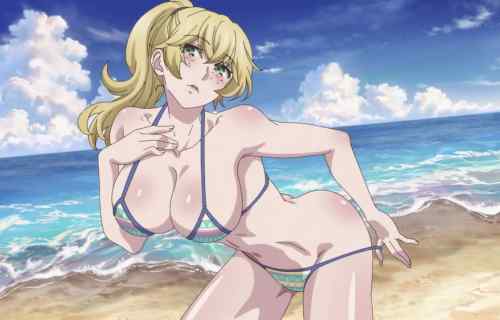 アニメ『大きい女の子は好きですか？』7話で金髪巨乳エロ女の子とえっちしちゃうシーン