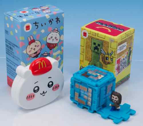 レビュー マクドナルド ハッピーセット「ちいかわ」「マインクラフト ザ・ムービー」（2025）その2