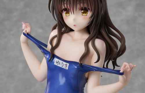 『ToLOVEる』結城美柑のエロすぎるスク水を半分脱いでほぼ上裸の丸見えエロフィギュア！