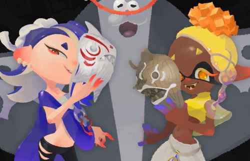 『スプラトゥーン3』新アイドル「すりみ連合」えっちなスケスケ衣装で見えちゃってる女の子！