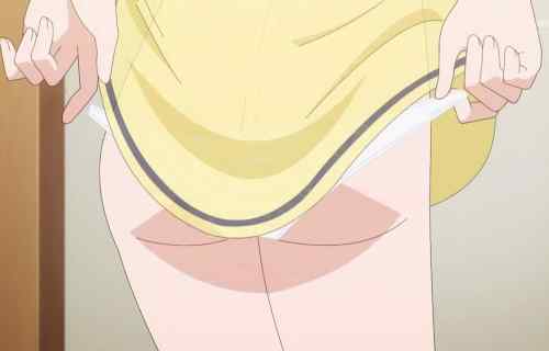 アニメ『一畳間まんきつ暮らし！』6話でエロいノーパン姿！パンツを履くエロいシーンなど！