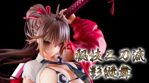 【美少女フィギュア】Charm「「不撓不屈」(絵師100人展 12) 秘技二刀流 影縫舞」【開封フィギュアレビュー】