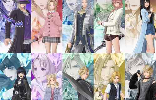 『ディシディア デュエルム ファイナルファンタジー』えっちな現代服など！スカートの中身は
