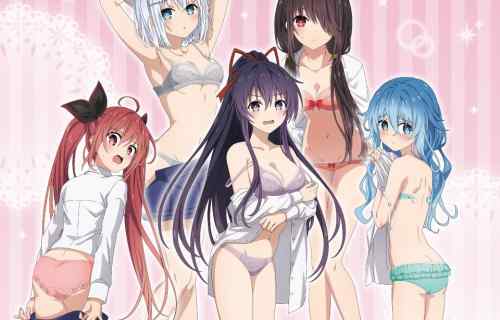 『デート・ア・ライブ』女の子たちの着替え中でえっちな下着姿丸出しのエロイラストグッズ！