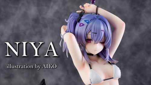 【美少女フィギュア】GOLDENHEAD+「AIKO先生オリジナルイラスト NIYA 水着Ver. 」【開封フィギュアレビュー】