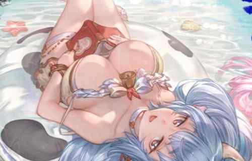 『グランブルーファンタジー』シャトラのエロすぎるムチムチおっぱいのドスケベエロ水着！