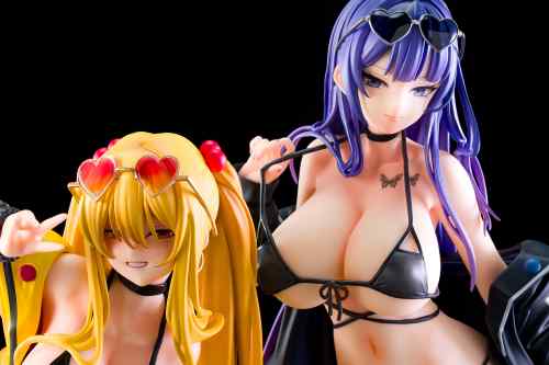 ジェントルメン「ユナ＆サユリ 専用台座付き2体セット Illustration by Biya ＆ K Pring」フィギュアレビュー