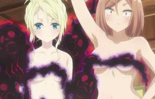 アニメ『あやかしトライアングル』6話で女の子たちのえっちな全裸姿や下着などエロシーン！