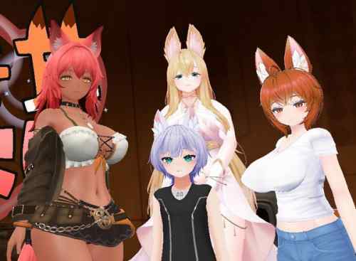 【レビュー】VRケモ耳なかよし　ケモ耳女の子を動かして並べてエッチして
