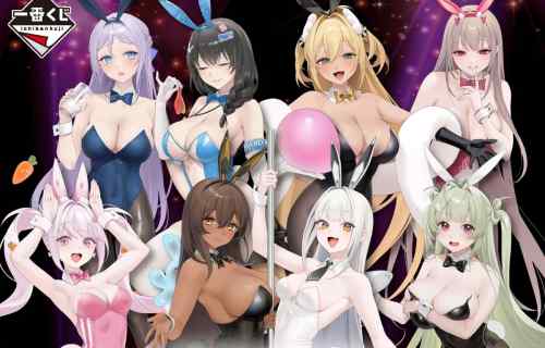 『勝利の女神：NIKKE』一番くじで女の子のえっちなバニー姿のエロフィギュアやグッズなど