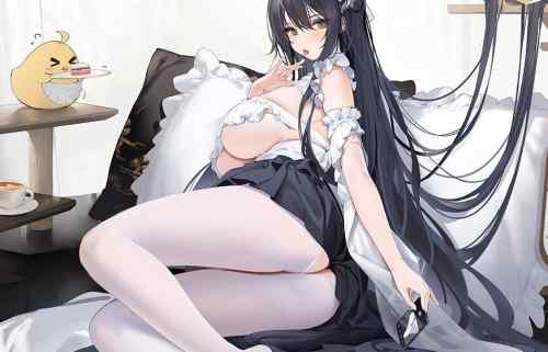 『アズールレーン』めちゃくちゃお尻とかおっぱいがムチムチのメイド姿などのエロ衣装