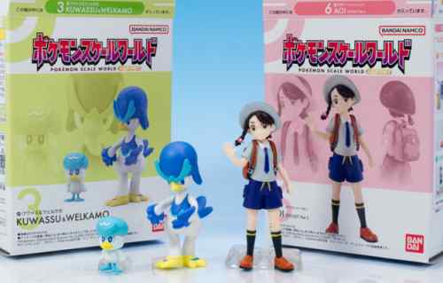 レビュー バンダイ食玩「ポケモンスケールワールド パルデア地方」クワッス、アオイ