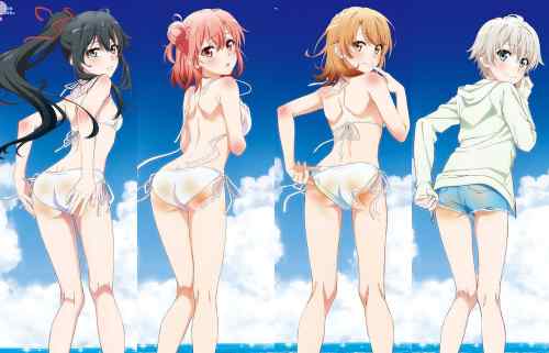 『俺ガイル』女の子たちや戸塚のえっちな水着姿でお尻を強調したエロイラストグッズ！