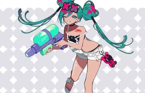 初音ミク『レーシングミク2025 セパンVer.』えっちな褐色姿でエロい露出のエロ衣装！