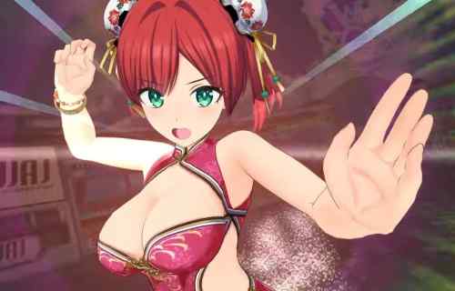 『ドルフィンウェーブ』エロいおっぱいがめちゃくちゃ見えてるムチムチチャイナドレス衣装！