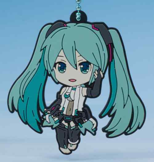 巡回 初音ミク ねんどろいどぷらす ラバーキーチェーン