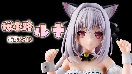 【美少女フィギュア】Q-six「桜小路ルナ 猫耳メイド 」【フィギュアレビュー】