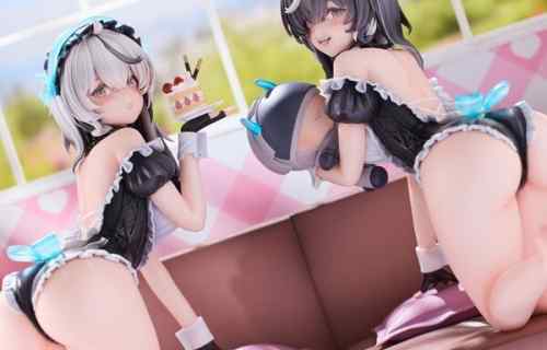 『スノウブレイク』チェルノ＆ムルソーのえっちすぎるメイド服の丸見えドスケベフィギュア！