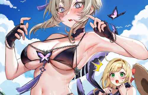 『レスレリアーナのアトリエ』とんでもなくドスケベ丸見えエロ水着のエロすぎる女の子！