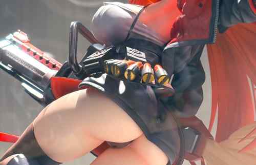 『勝利の女神：NIKKE』ラピ：レッドフードのエロフィギュアを下から覗くととんでもエロパンツ