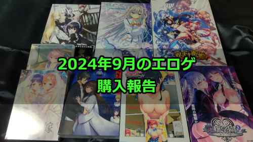 2024年9月のエロゲ：購入報告