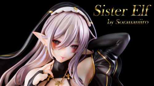 【美少女フィギュア】PinkMango「シスターエルフ 特別Ver. illustration by そらなにいろ」【開封フィギュアレビュー】