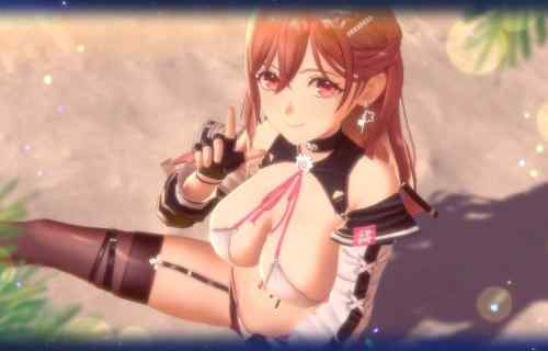 『レスレリアーナのアトリエ』と『DOAXVV』のコラボでエロすぎおっぱいのほのかのエロ水着