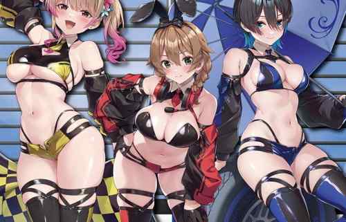 『バニーガーデン』エロすぎる丸出しのムチムチレースクイーンのエロイラストグッズ！