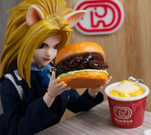 レビュー Jドリーム カプセルトイ「ドムドムハンバーガー マスコット2」