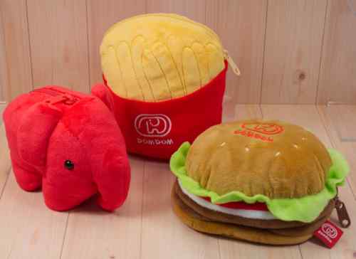 レビュー ドムドムハンバーガー ぬいぐるみポーチ