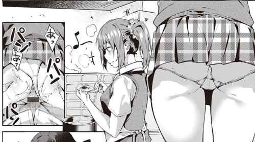 献身ナデシコ（文雅）／これぞJKエロ漫画！エッチに不慣れな幼馴染のパンツを触って、ずらして