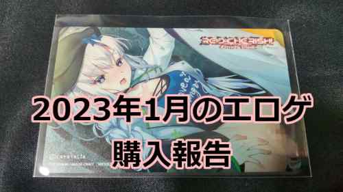 2023年1月のエロゲ：購入報告